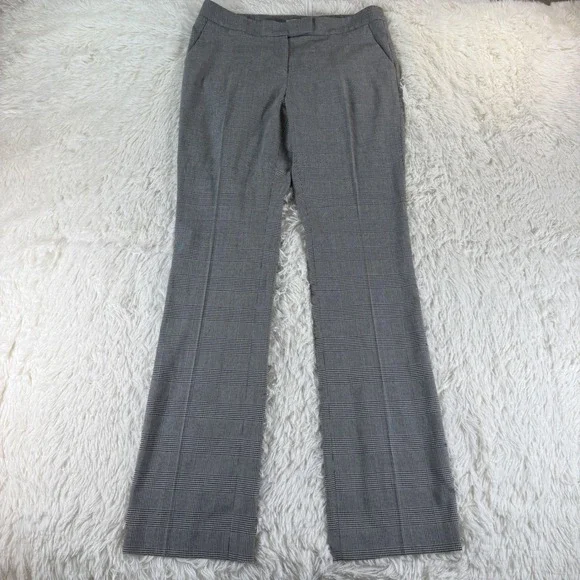 Anne Klein The Executive Boot Cut Houndstooth Plaid Dress Pants Women Size 8 New - Picture 3 of 15